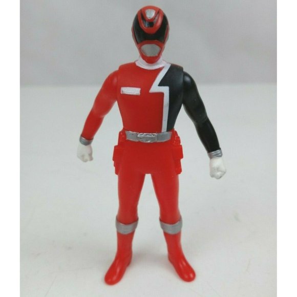Bandai Japan Power Ranger Light Patrol SPD Red Power Ranger 3.5" Vinyl Figure - Picture 1 of 6